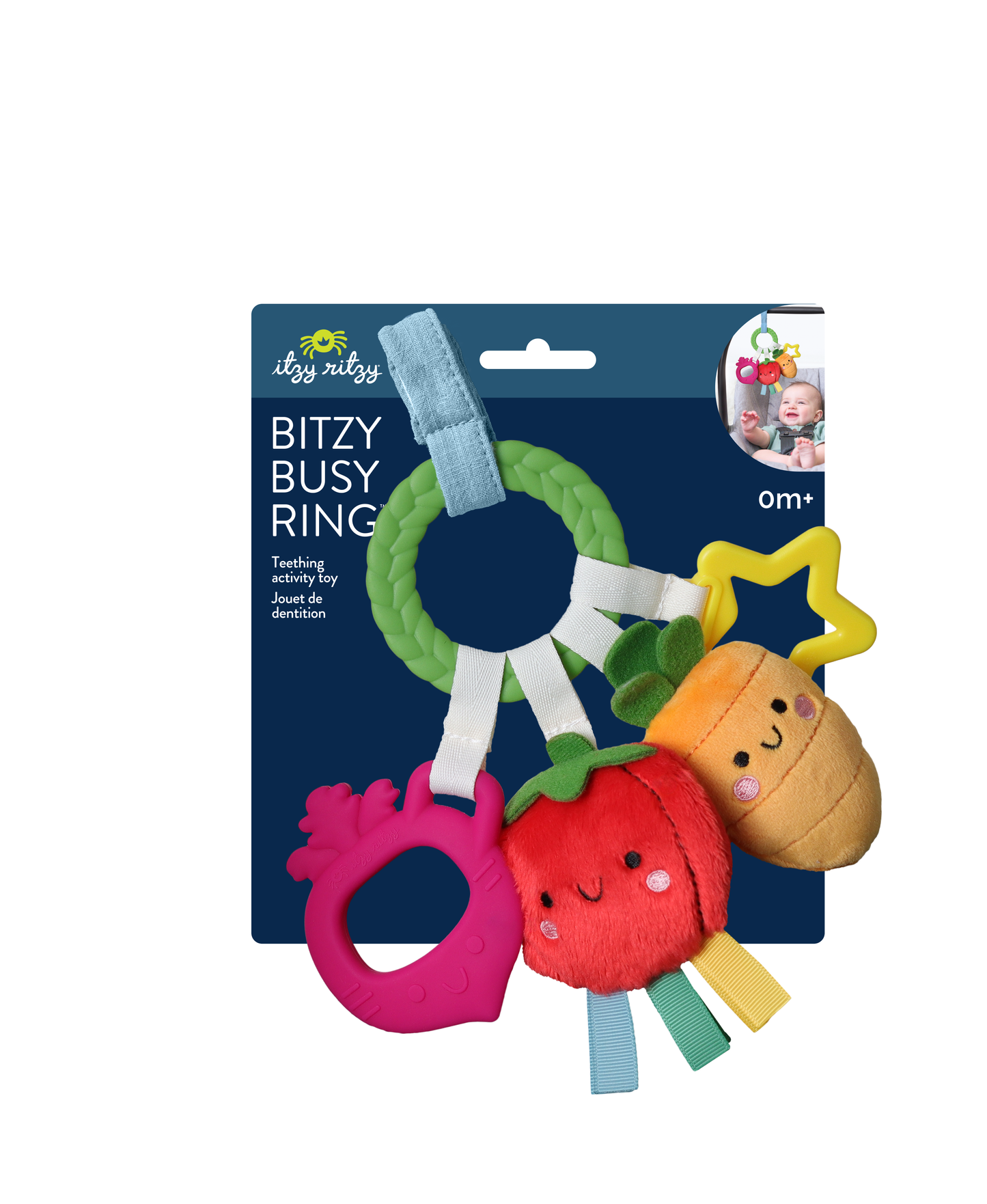 Itzy Ritzy - Bitzy Busy Ring™ Teething Activity Toy - Farm