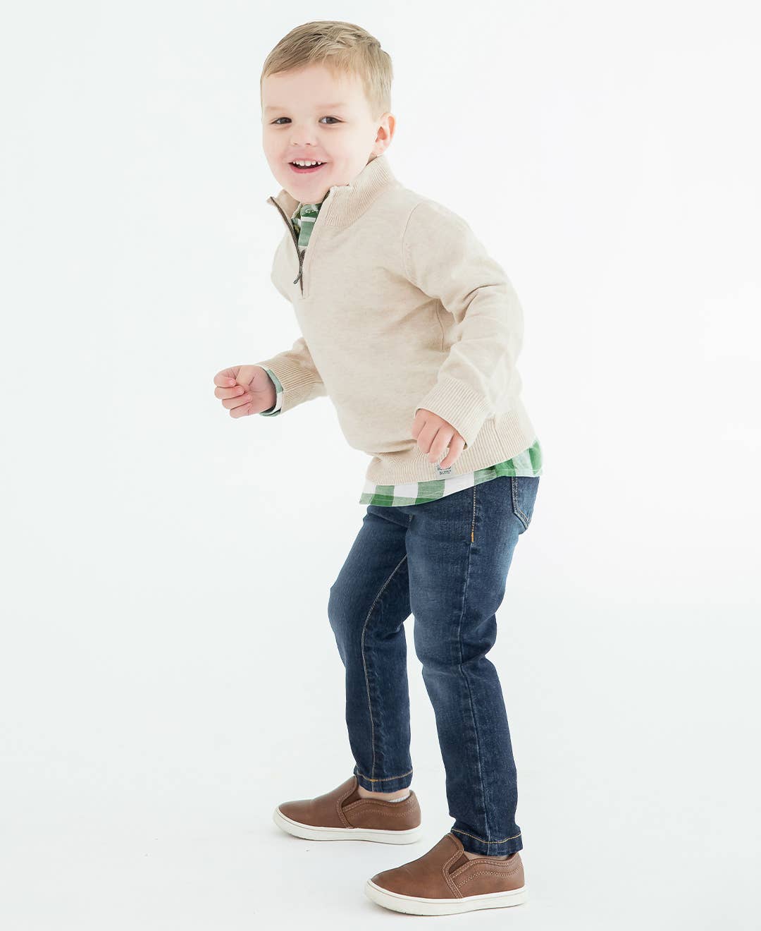 RuffleButts + RuggedButts - Boys Medium Wash Denim Denim Jeans