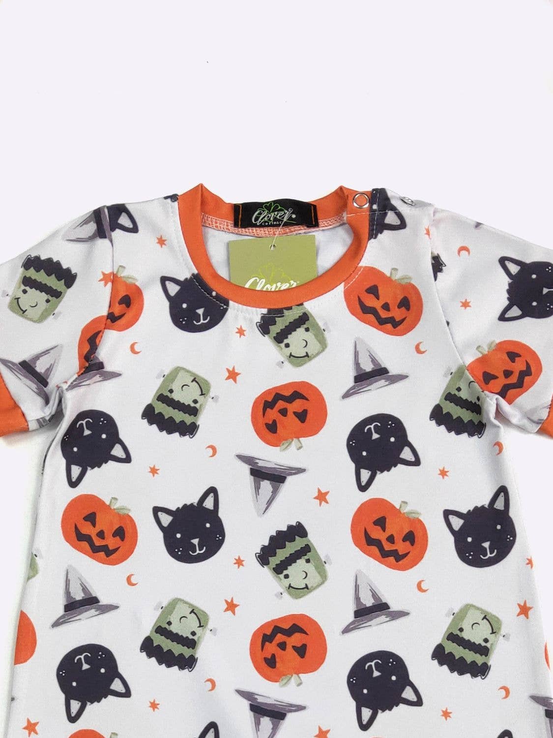 Clover Cottage - Halloween Boy Romper