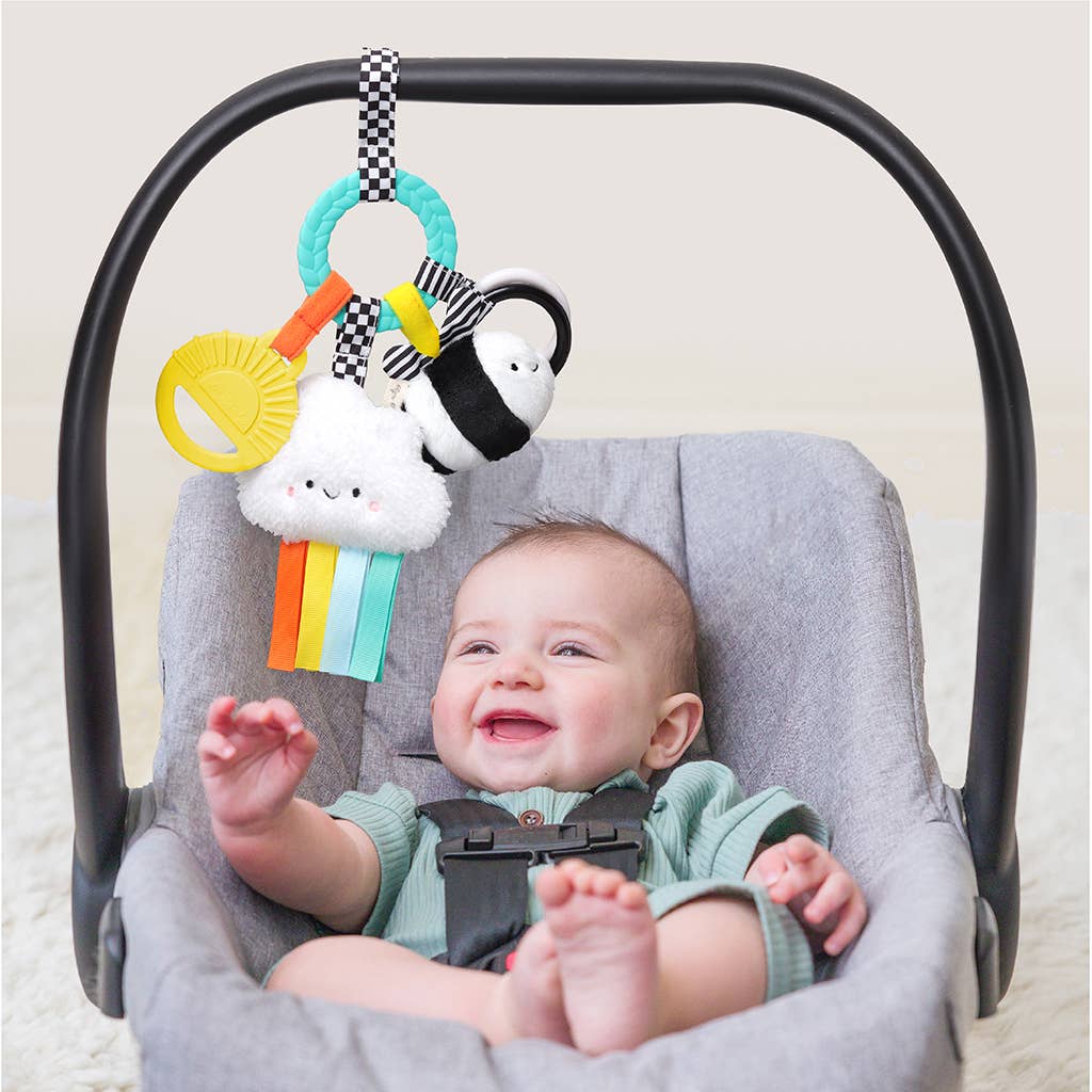 Itzy Ritzy - Bitzy Busy Ring™ Teething Activity Toy - Farm