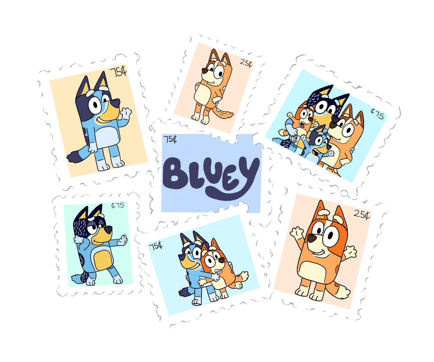 Blue Dog Lunch Box