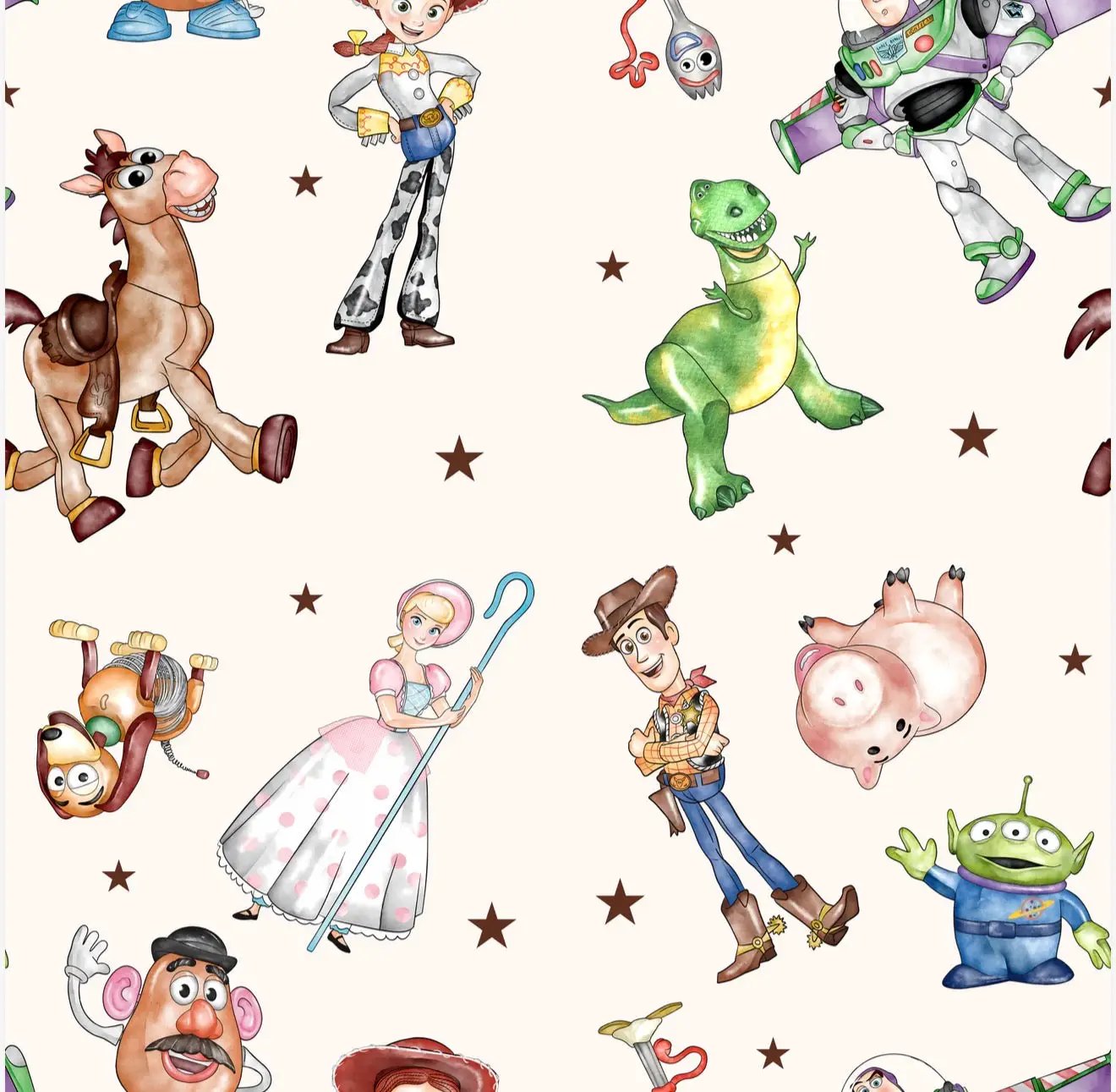 A Cowboy and his Friends Bamboo 2-Piece Pajamas by Max and Pippa