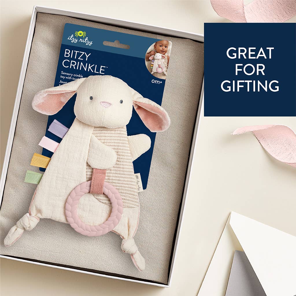 Itzy Ritzy - Bitzy Crinkle™ Sensory Toy with Teether