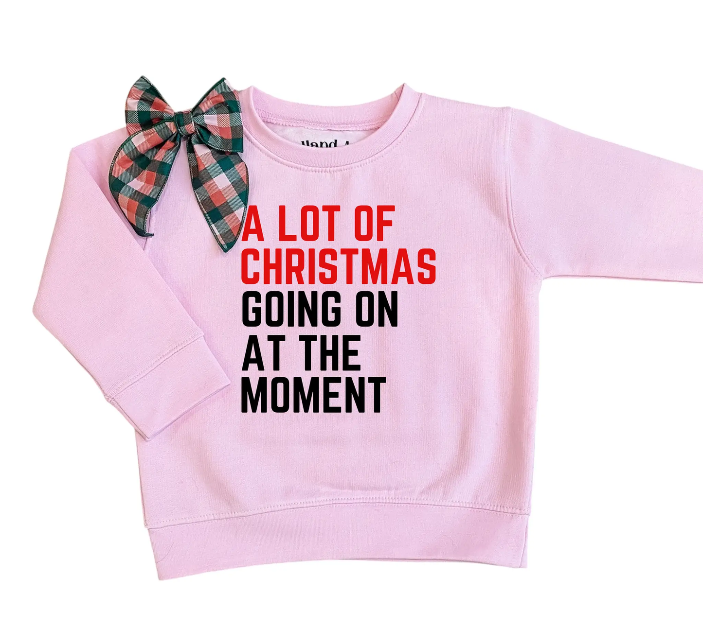 Holland Ave Clothing - Taylors Christmas | Girls Holiday Sweatshirt by Holland Ave Clothing