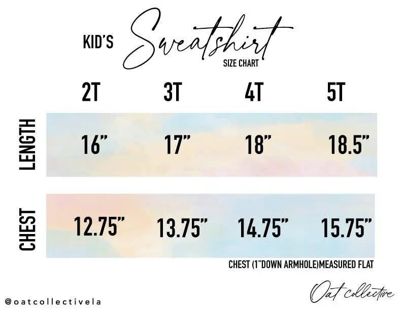OAT COLLECTIVE - MERRY MINI Toddler Graphic Sweatshirt by OAT COLLECTIVE