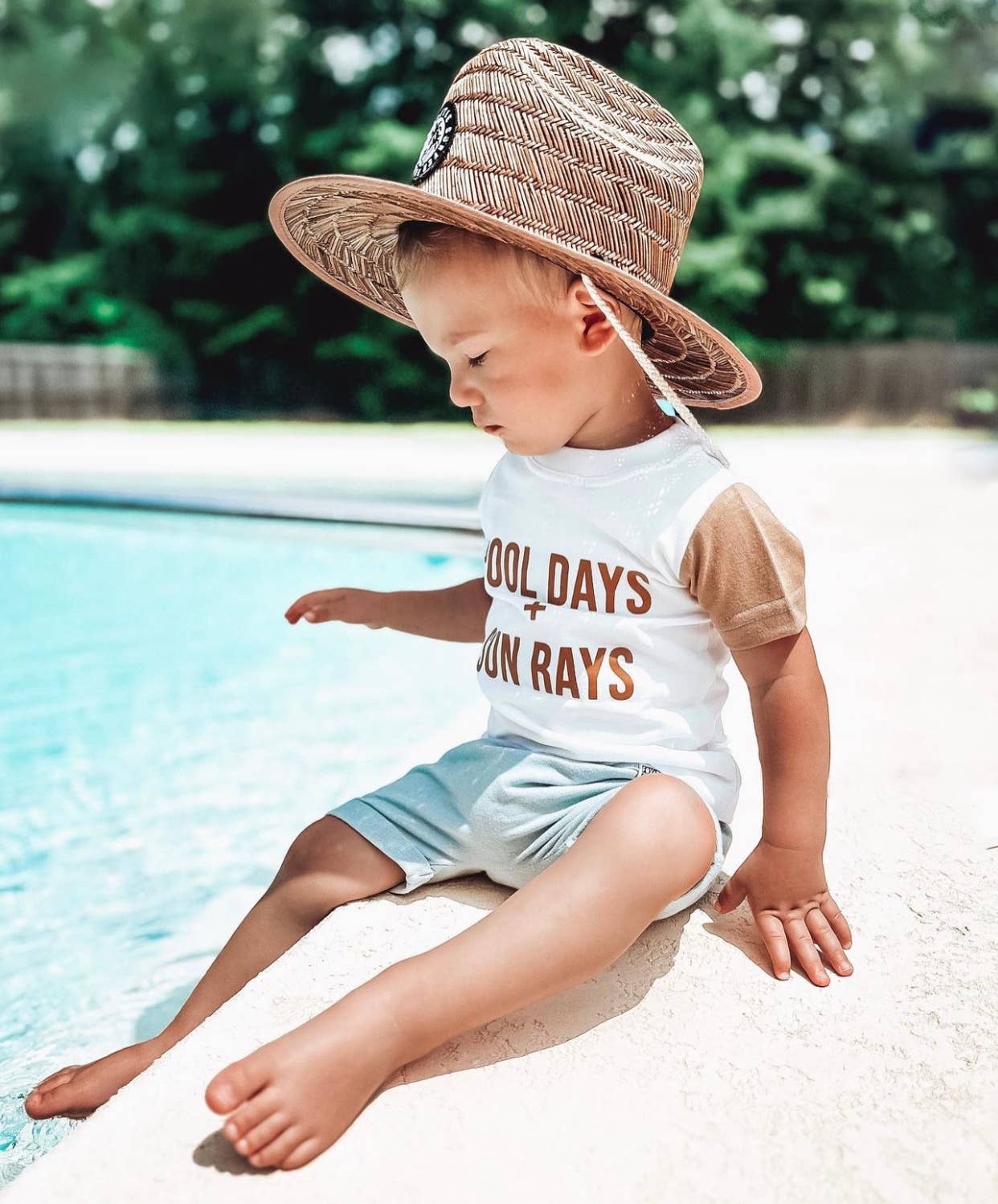 Holland Ave Clothing - Pool Days + Sun Rays | Kids Summer Shirt