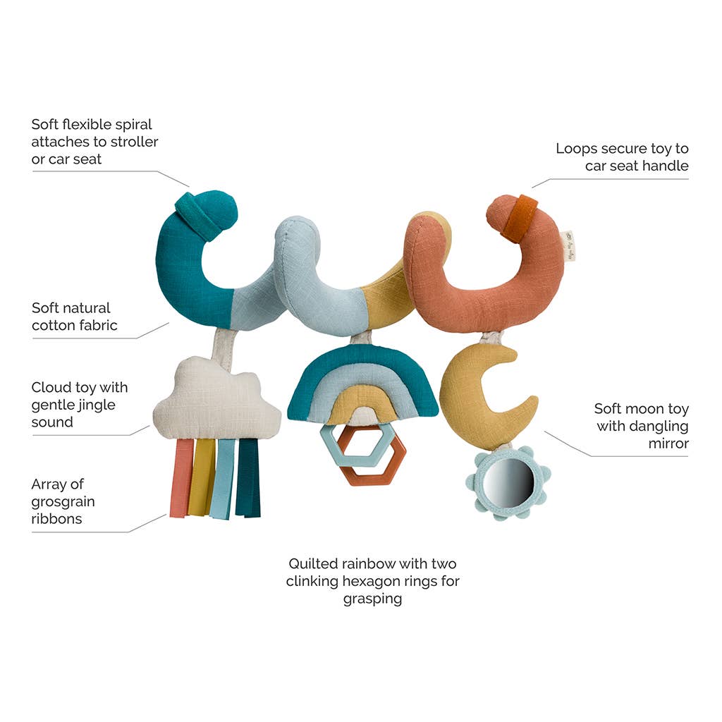 Itzy Ritzy - Bitzy Bespoke Itzy Bitzy Spiral Car Seat Activity Toy