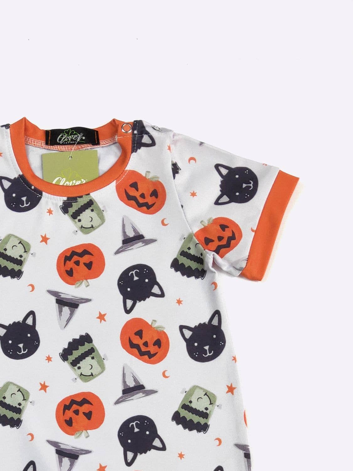 Clover Cottage - Halloween Boy Romper