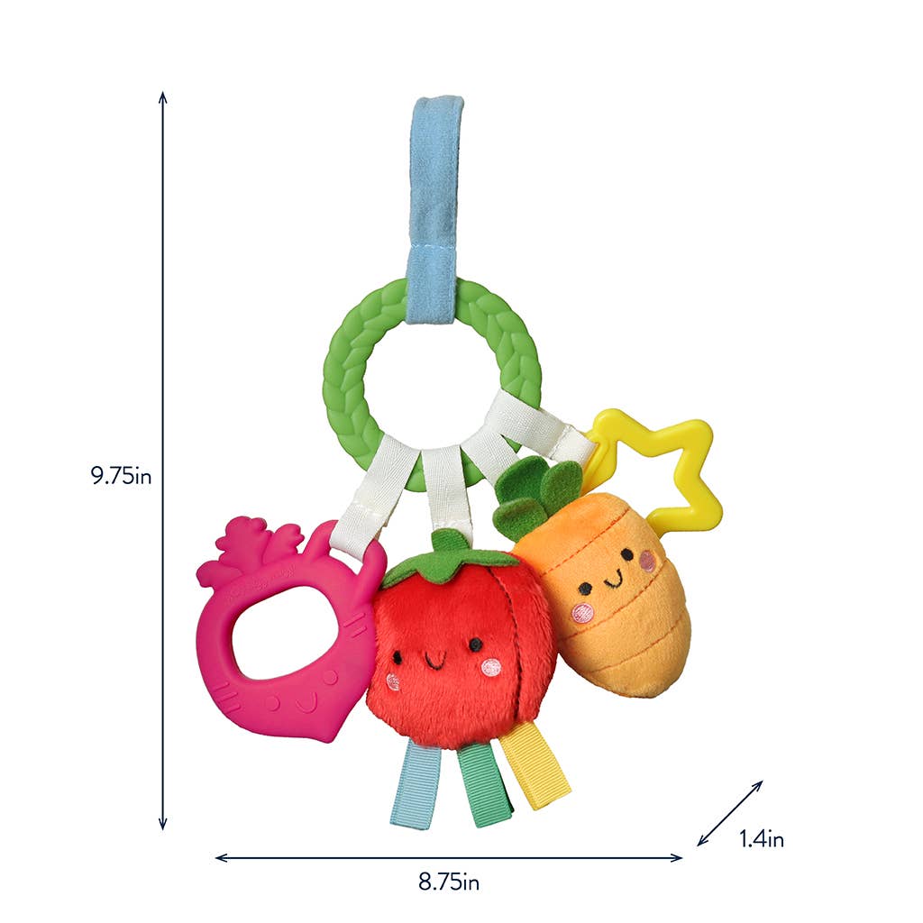 Itzy Ritzy - Bitzy Busy Ring™ Teething Activity Toy - Farm