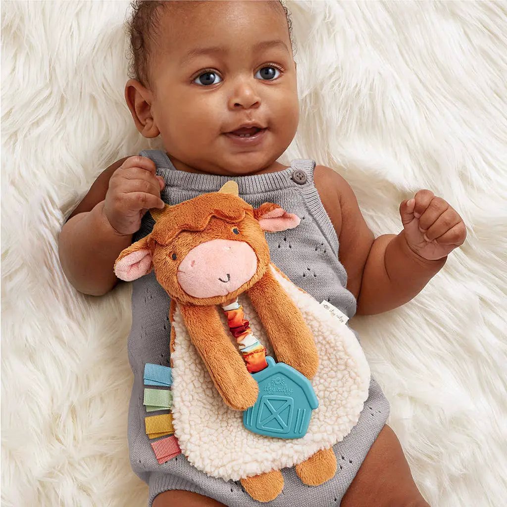 Itzy Ritzy - Highland Cow Itzy Friends Lovey™ Plush by Itzy Ritzy
