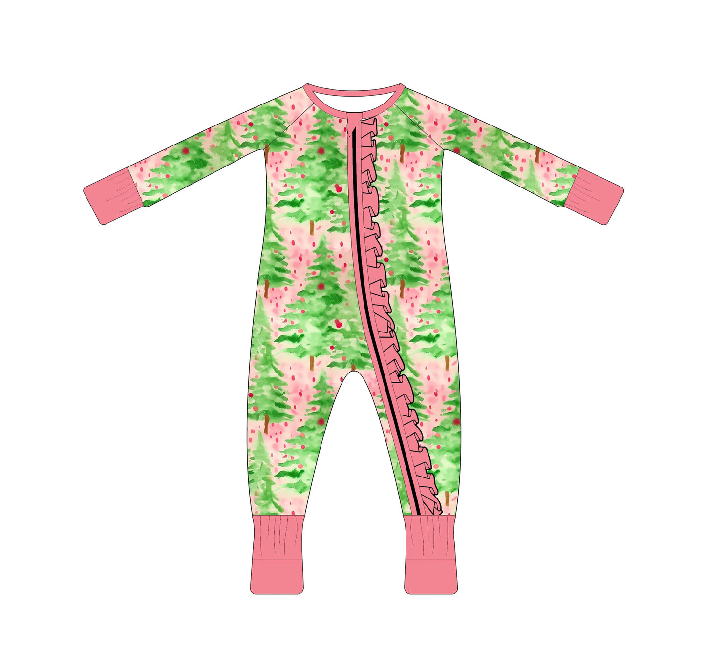 Max And Pippa - Pink Trees - Bamboo Sleeper