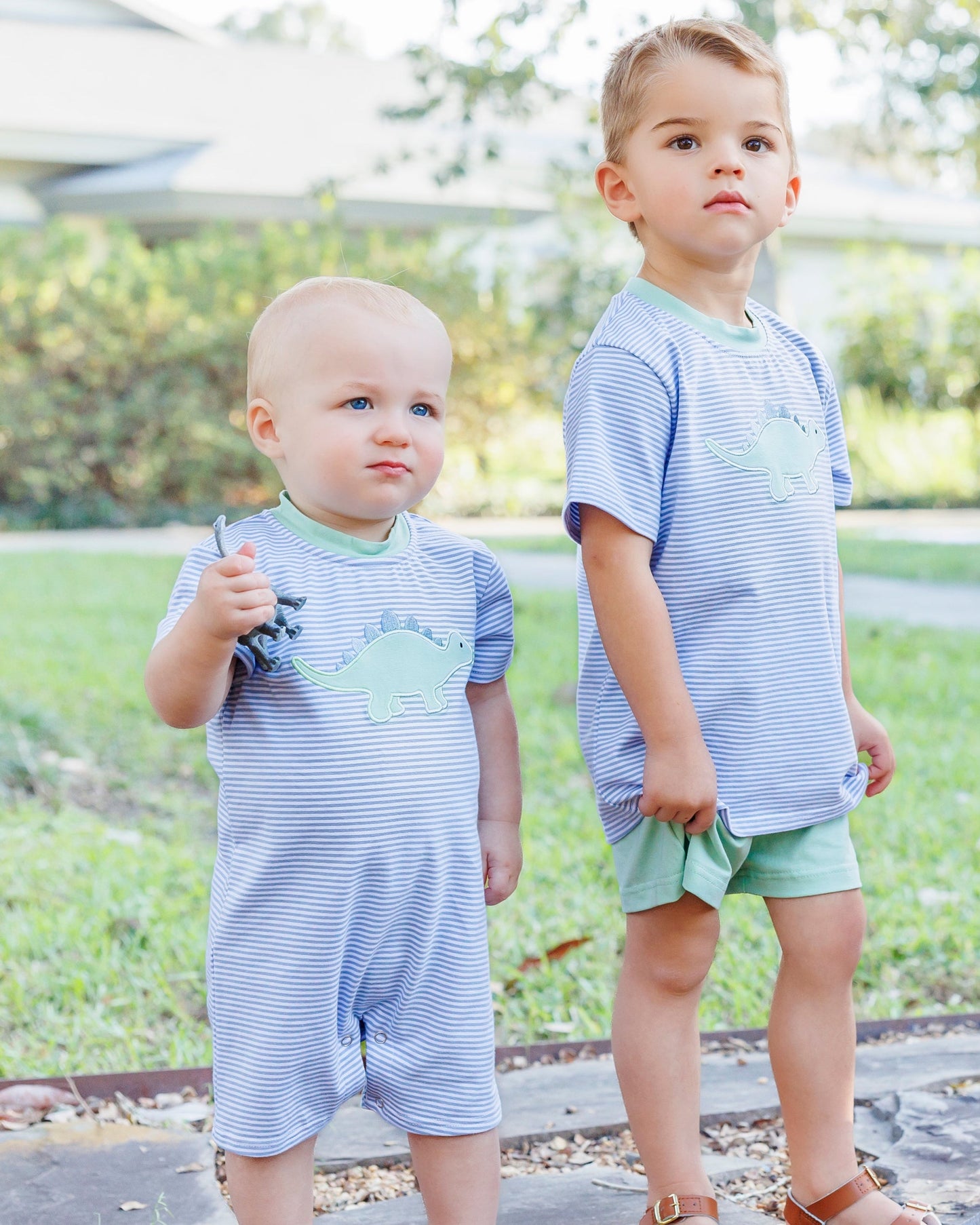 Jellybean by Smock Candy - Dinosaur Romper