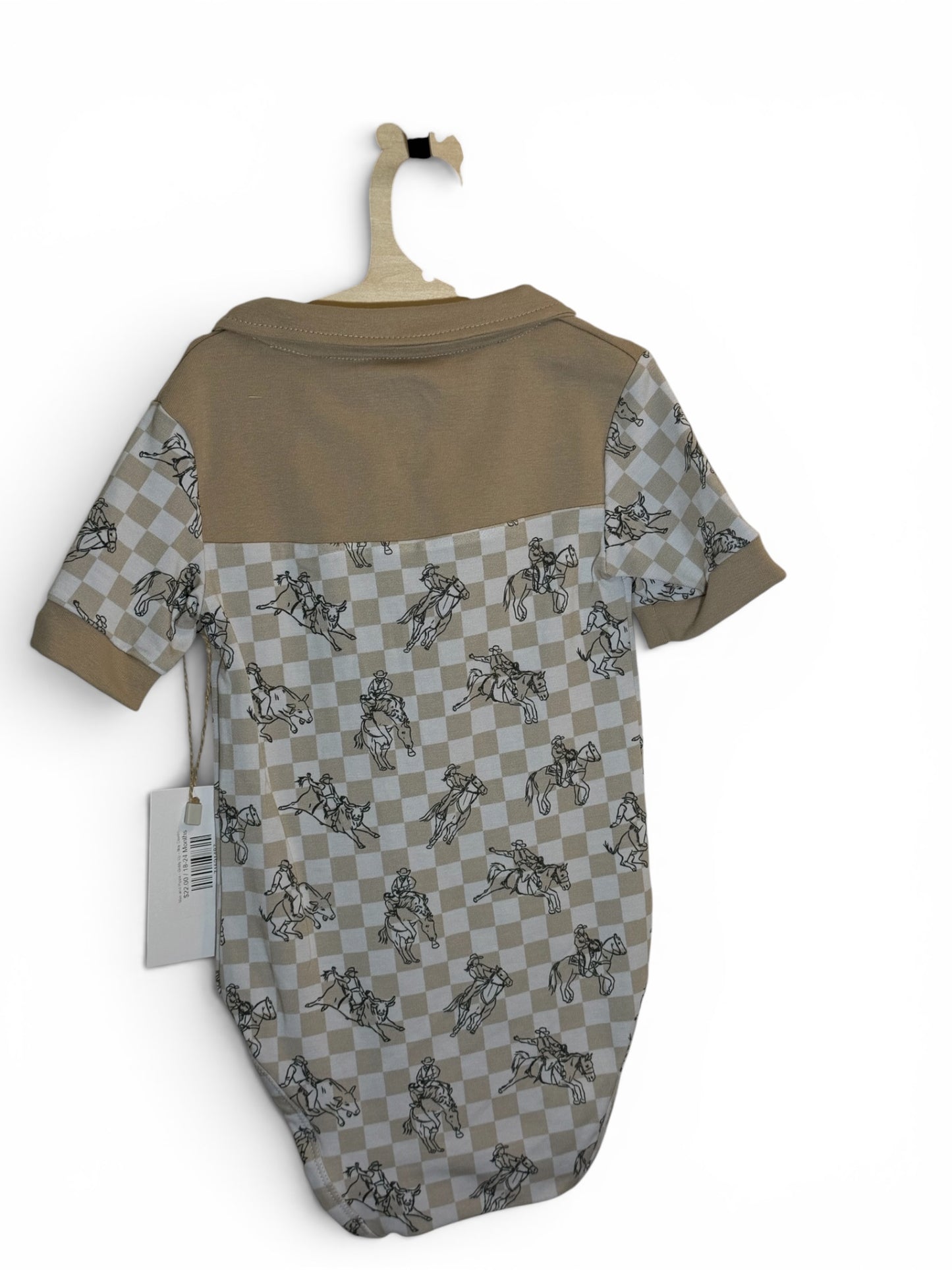 Max and Pippa - Giddy Up - Boy Cowboy Bodysuit