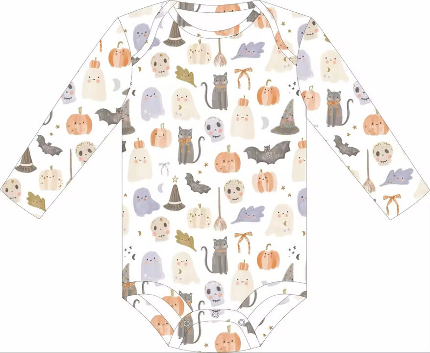Max and Pippa - Bamboo Long Sleeve Onesie