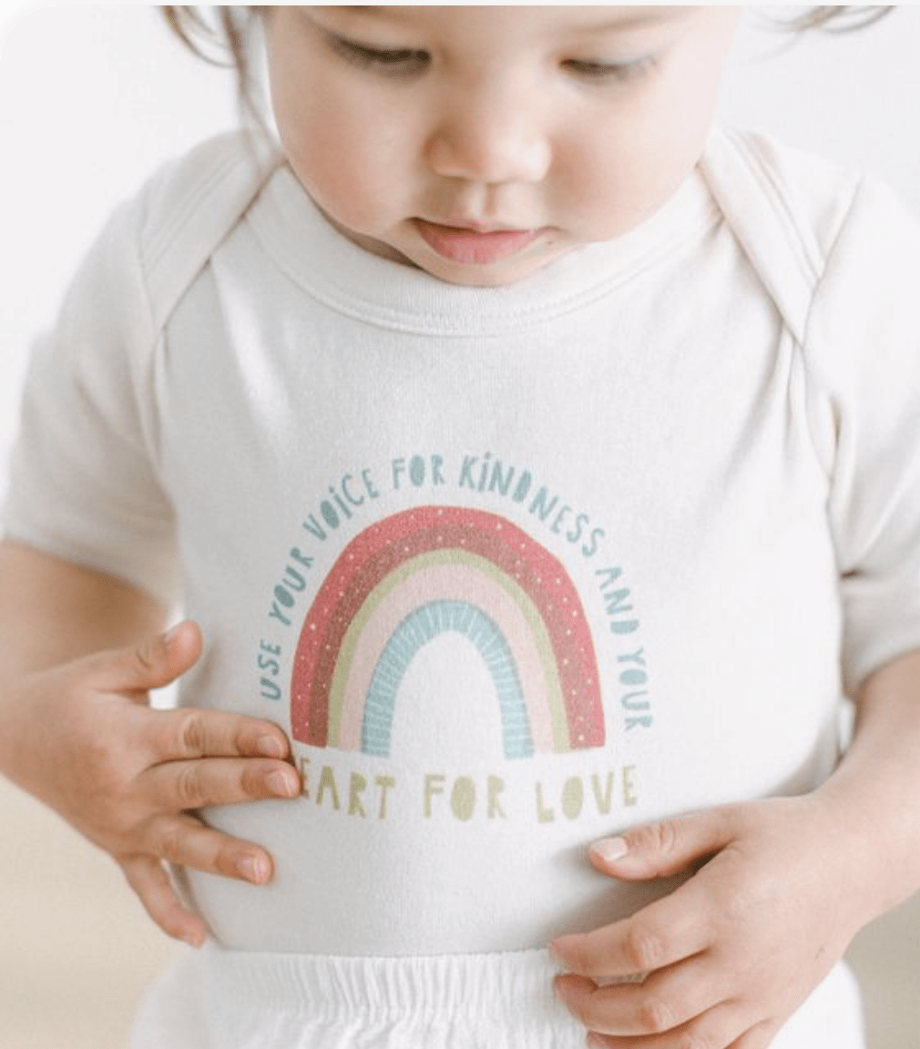 graphic bodysuit | kindness