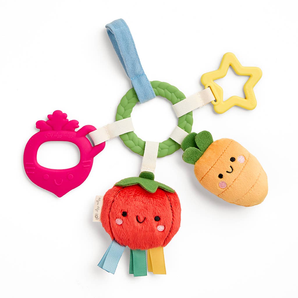 Itzy Ritzy - Bitzy Busy Ring™ Teething Activity Toy - Farm