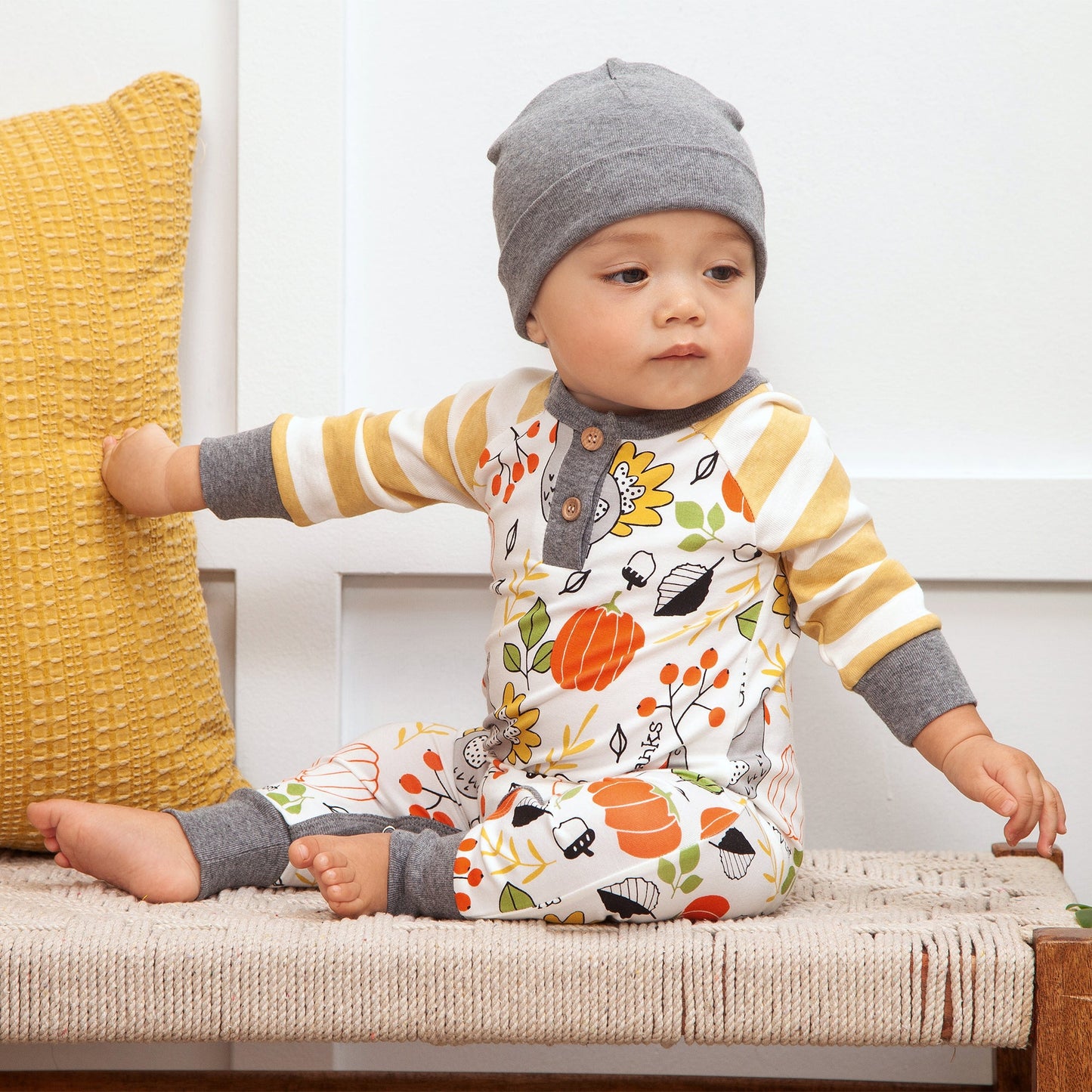Thanksgiving Thankful Bamboo Romper