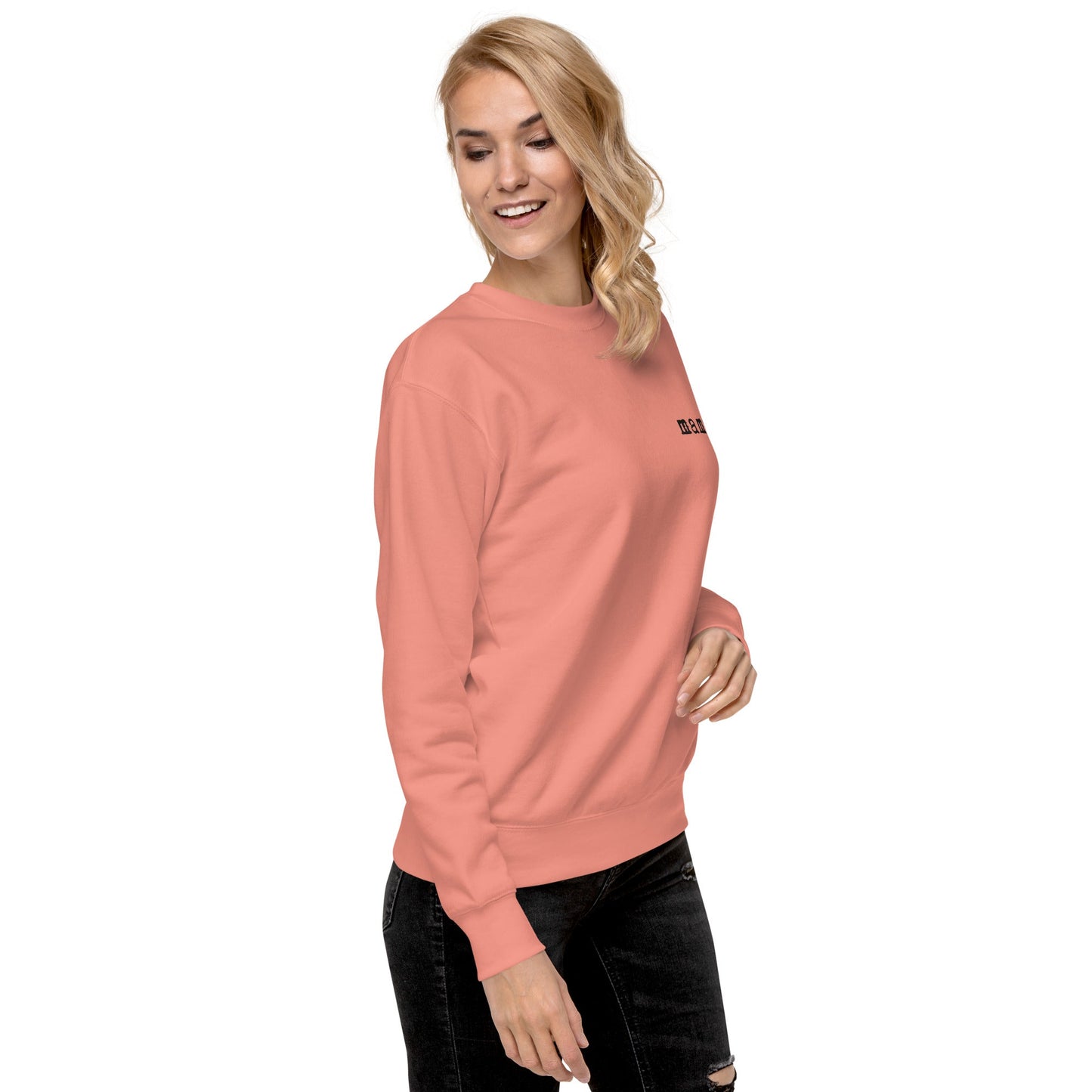 Mama. Embroidered | Premium Adult Sweatshirt