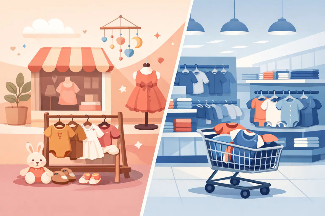 Boutique vs Big Box Baby Clothes