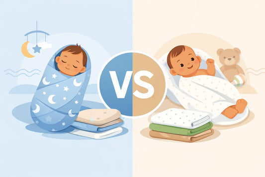 Swaddle Blanket vs Receiving Blanket