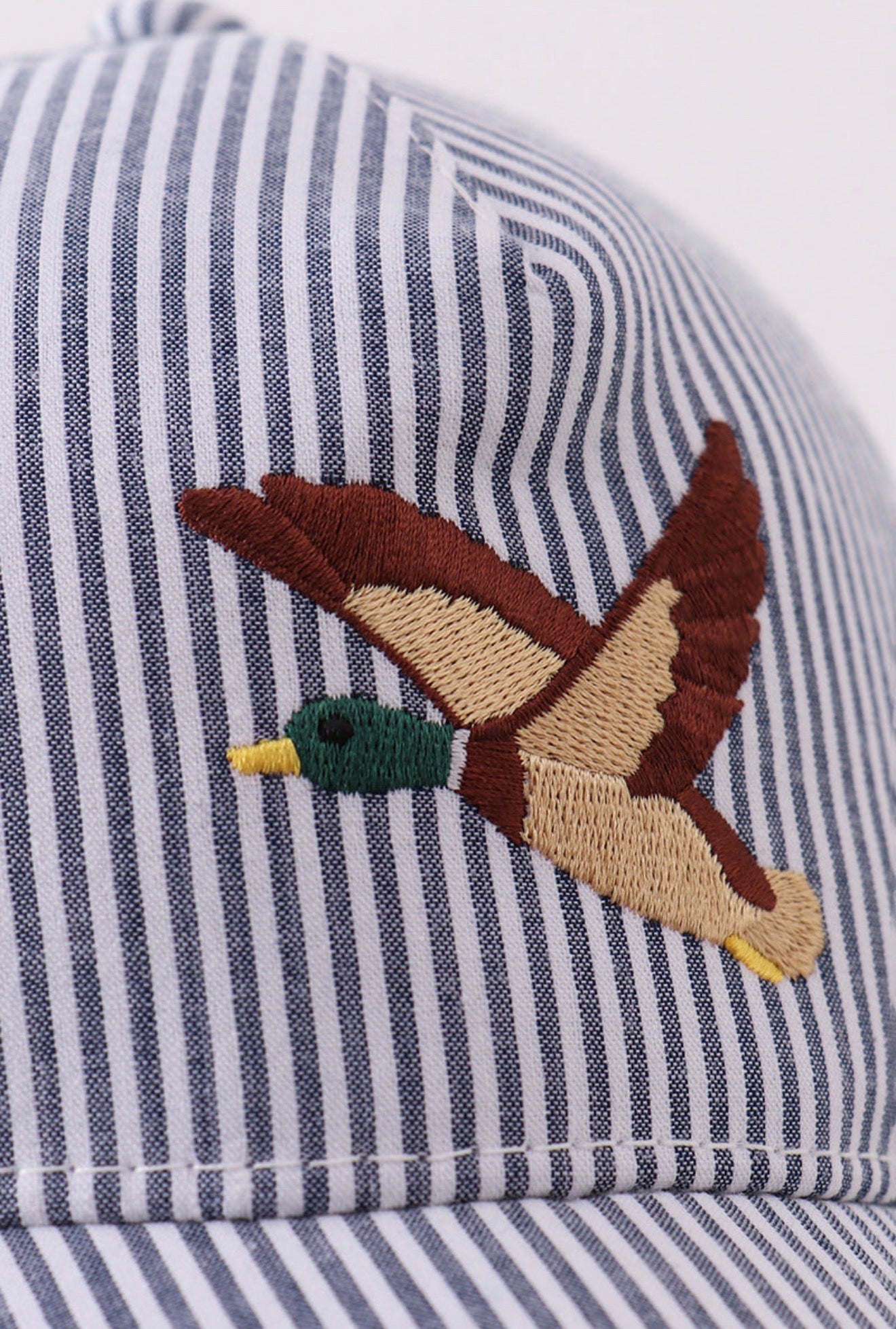 Kids Duck Seersucker Hat