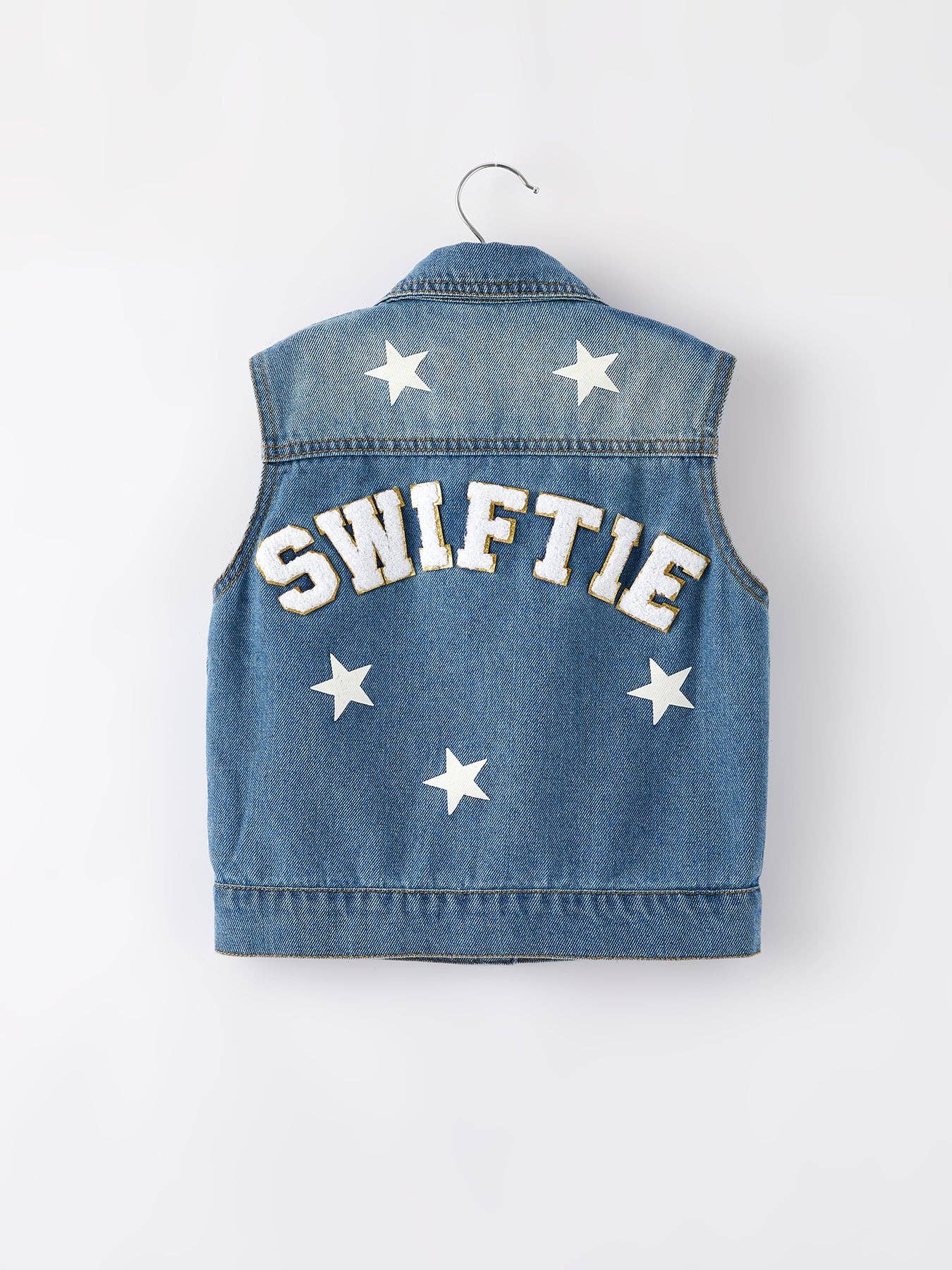 Rylee Faith Designs - “SWIFTIE” Girls Denim Vest