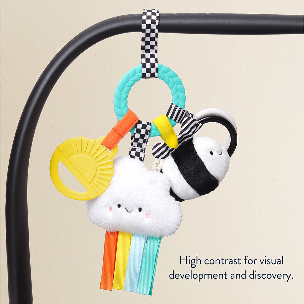 Itzy Ritzy - Bitzy Busy Ring™ Teething Activity Toy - Farm