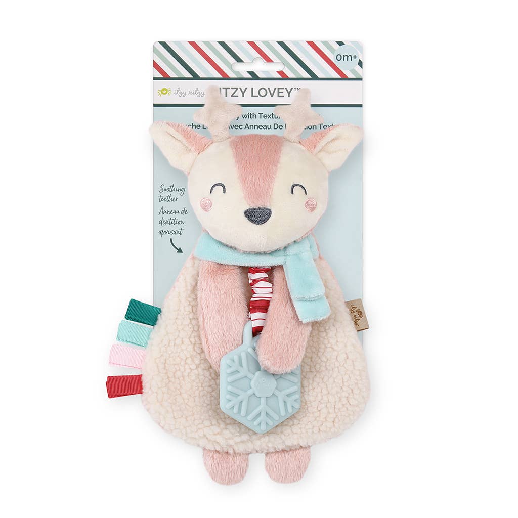 Itzy Ritzy - Holiday Itzy Lovey™ Plush + Teether Toy