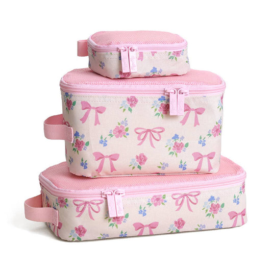 Itzy Ritzy - *NEW* Ribbons + Roses Pack Like A Boss™ Packing Cubes