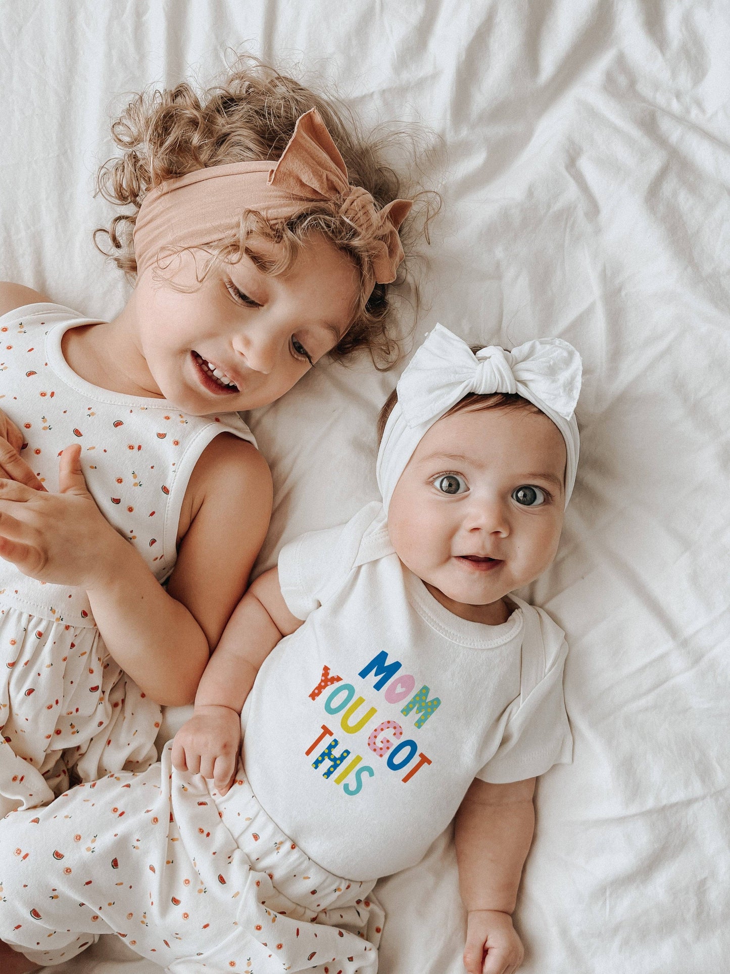 Finn + Emma - organic bodysuit | mom you got this