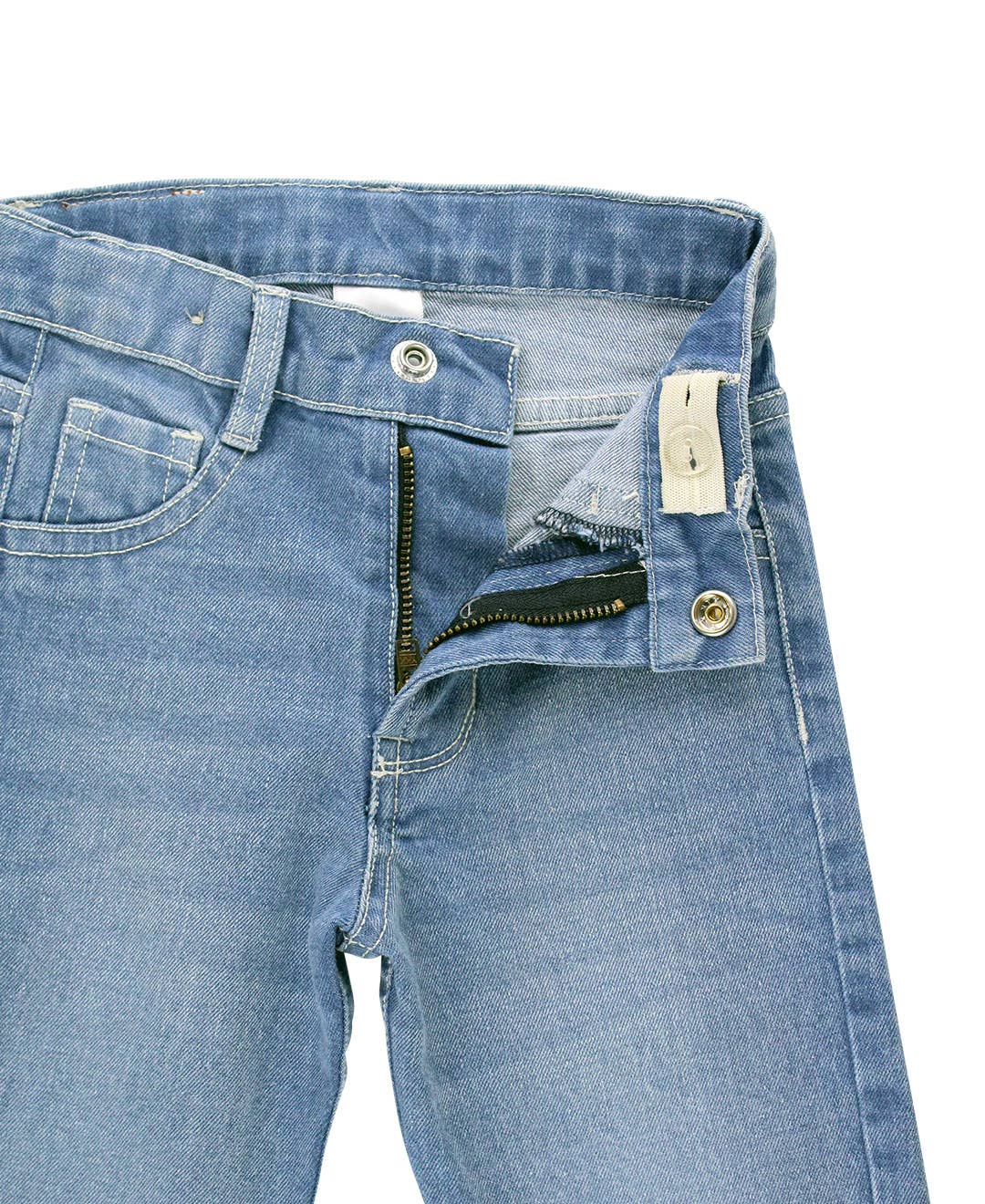 RuffleButts + RuggedButts - Boys Light Wash Denim Denim Jeans