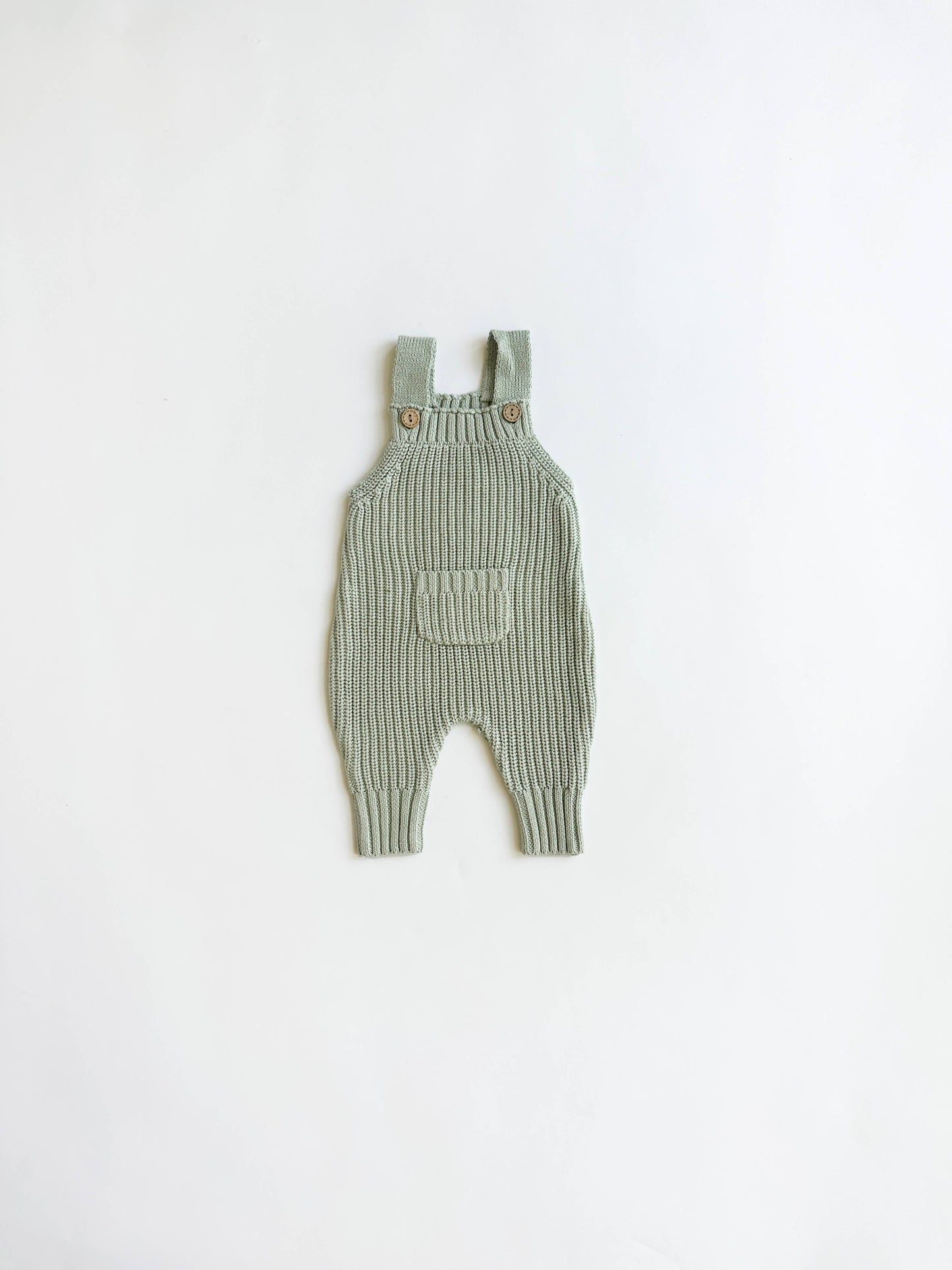 OLIVE & CRADLE - NEWBORN BABY CUDDLE + KIND DOLLY MATCHING KNIT JUMPER: DUSTY BLUE