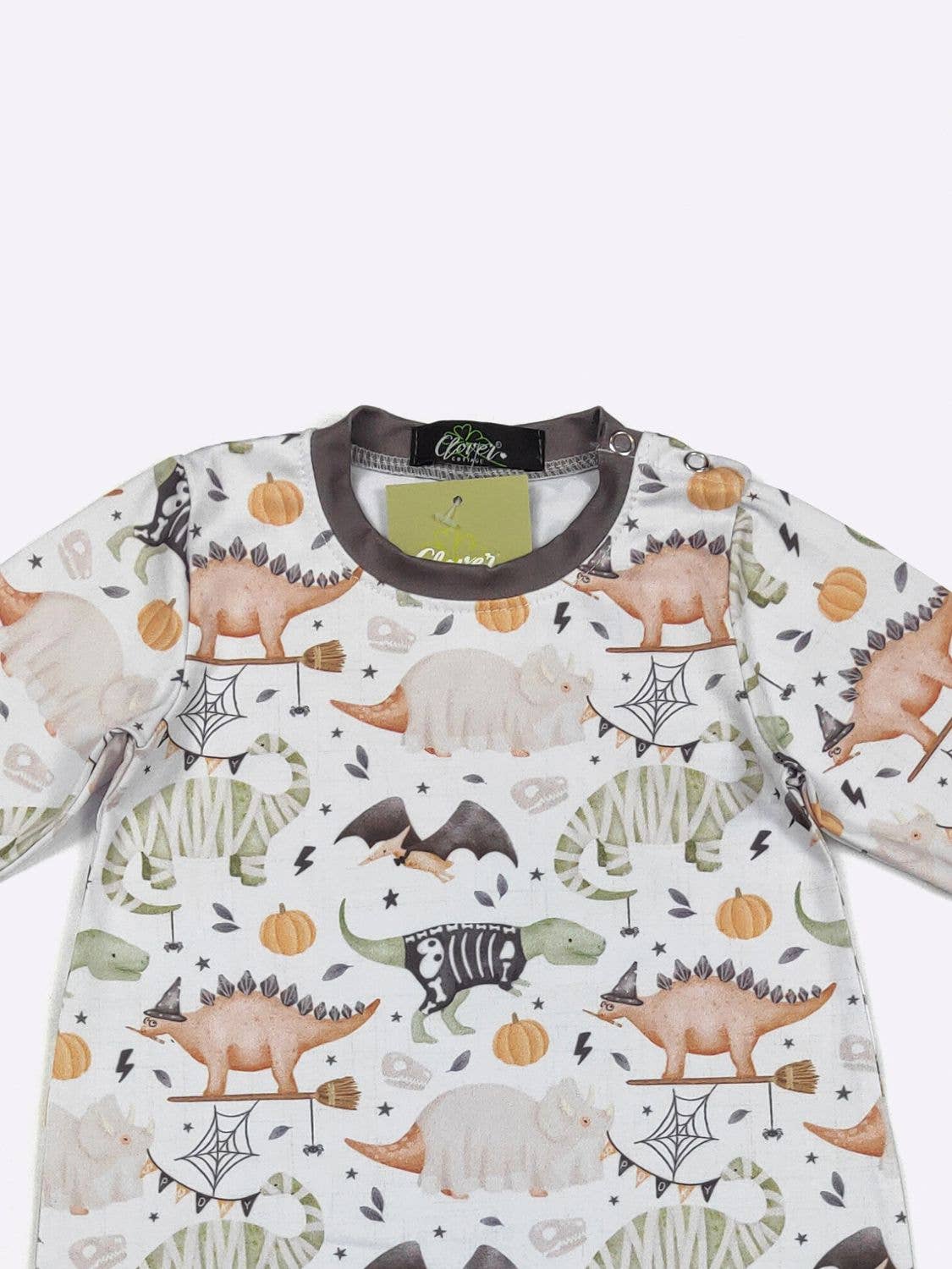 Clover Cottage - Spooky Dino Boy Romper