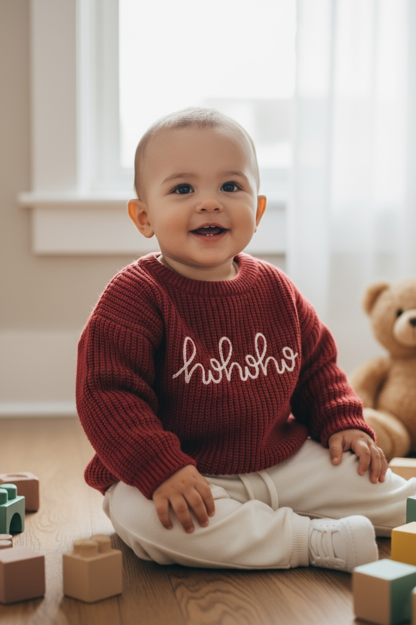 Max and Pippa - HO HO HO Sweater