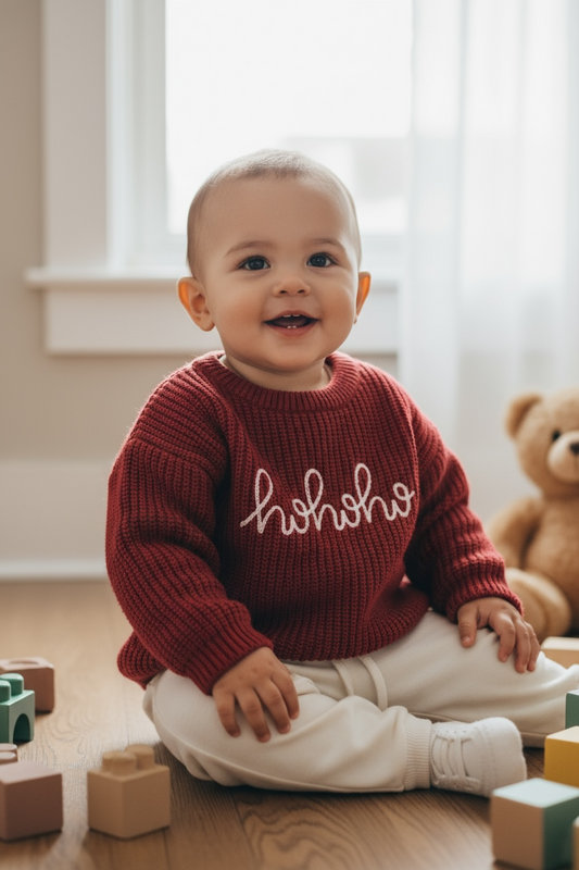 Max and Pippa - HO HO HO Sweater