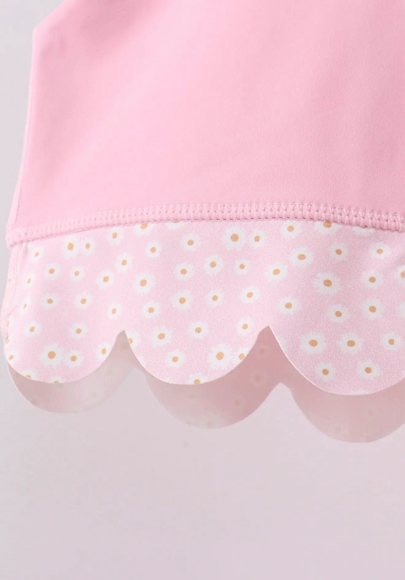 Pink Scalloped Active Shorts Set by Abby & Evie
