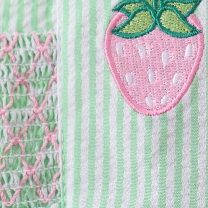 Baby & Toddler Strawberry Seersucker Bubble