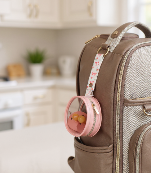 Itzy Ritzy - *NEW* Itzy Paci Case™ - Ribbons & Roses