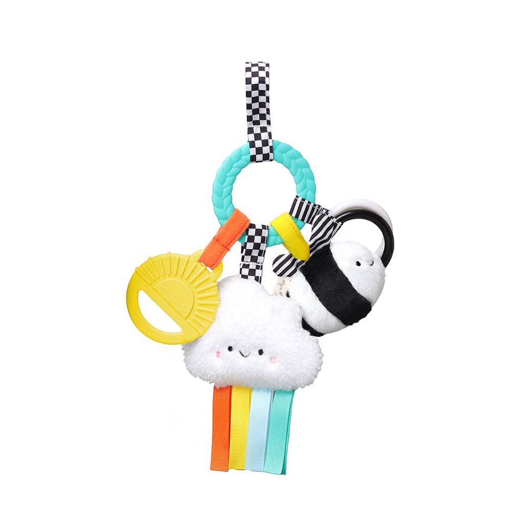 Itzy Ritzy - Bitzy Busy Ring™ Teething Activity Toy - Farm