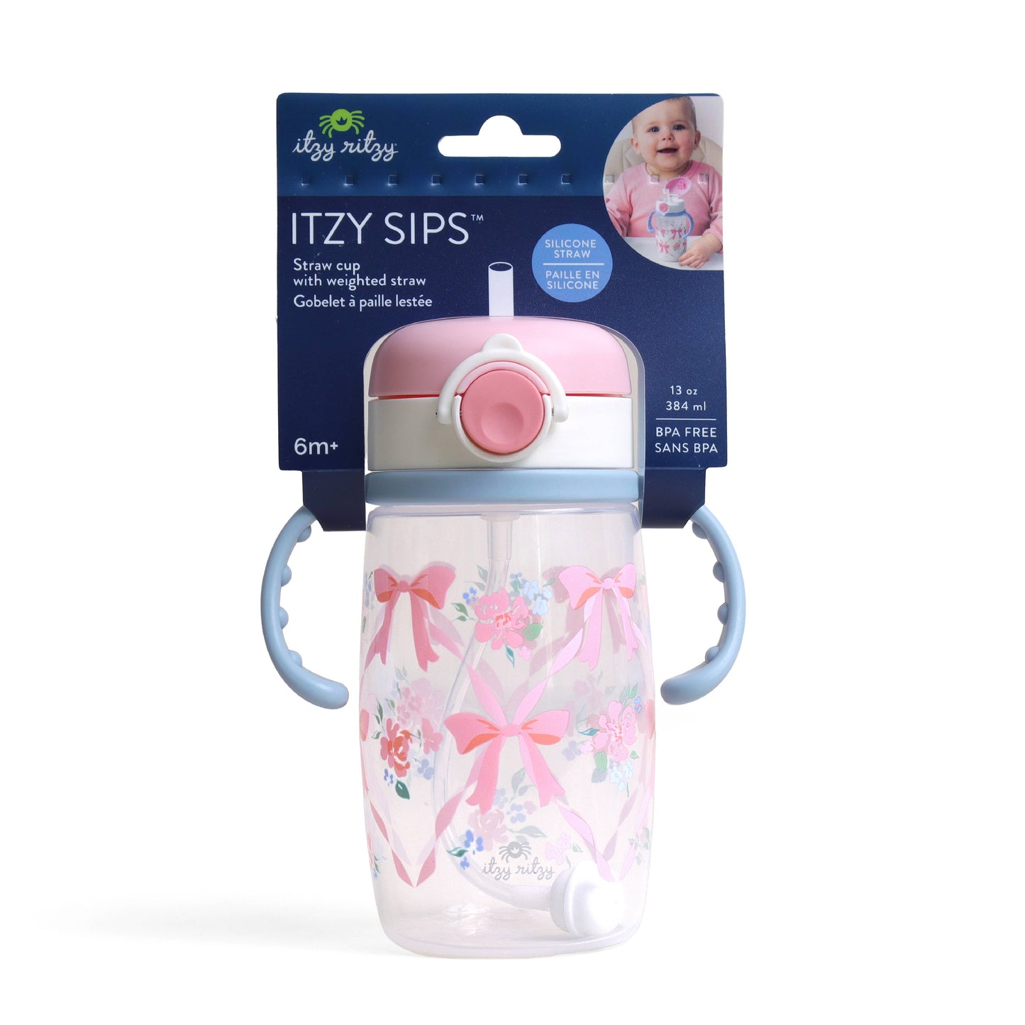Itzy Ritzy - *NEW* Itzy Sips™ - Straw Cup With Snap-Close Lid