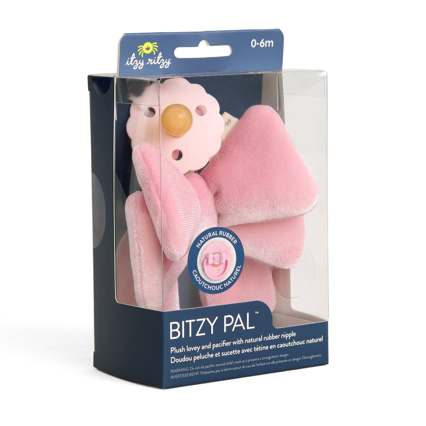 Itzy Ritzy - *NEW* Bitzy Pal Natural Rubber Pacifier & Stuffed Animal
