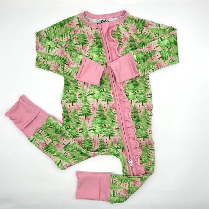 Max And Pippa - Pink Trees - Bamboo Sleeper