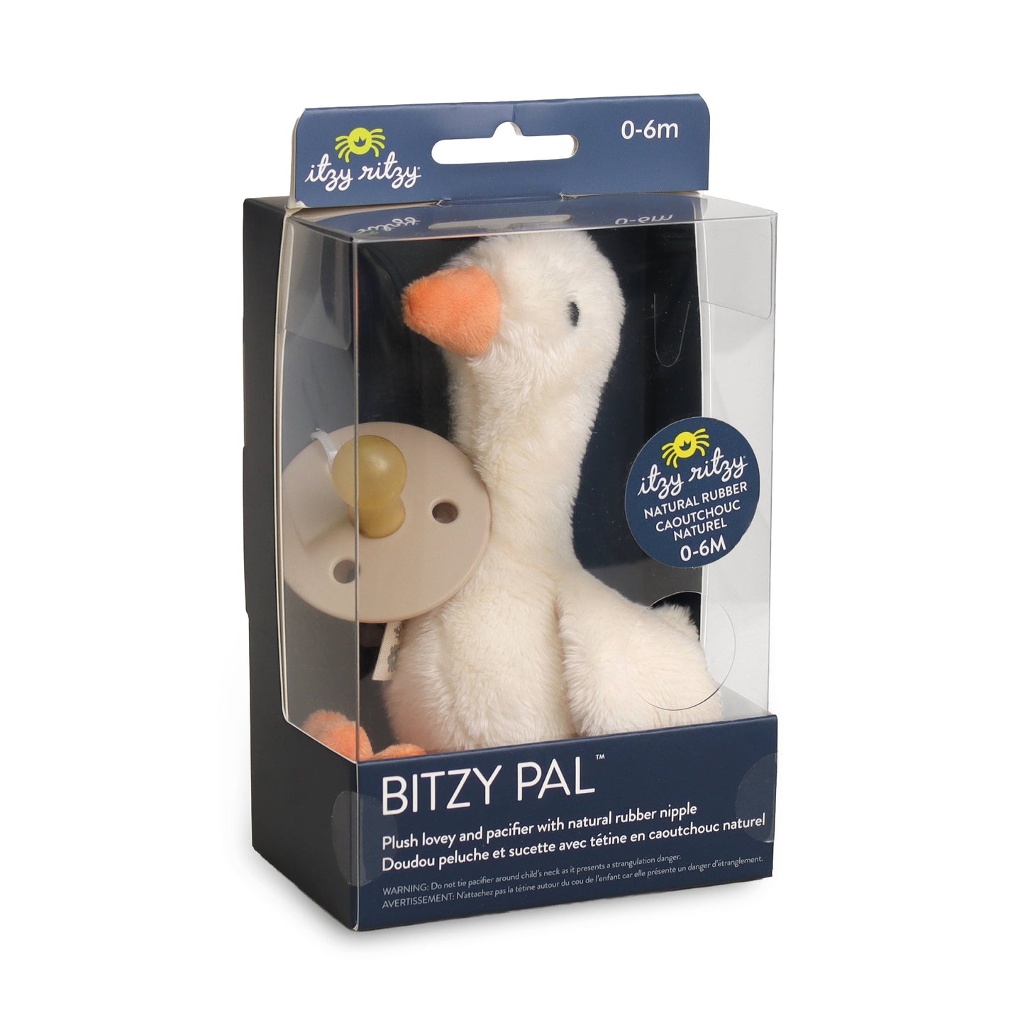 Itzy Ritzy - *NEW* Bitzy Pal Natural Rubber Pacifier & Stuffed Animal