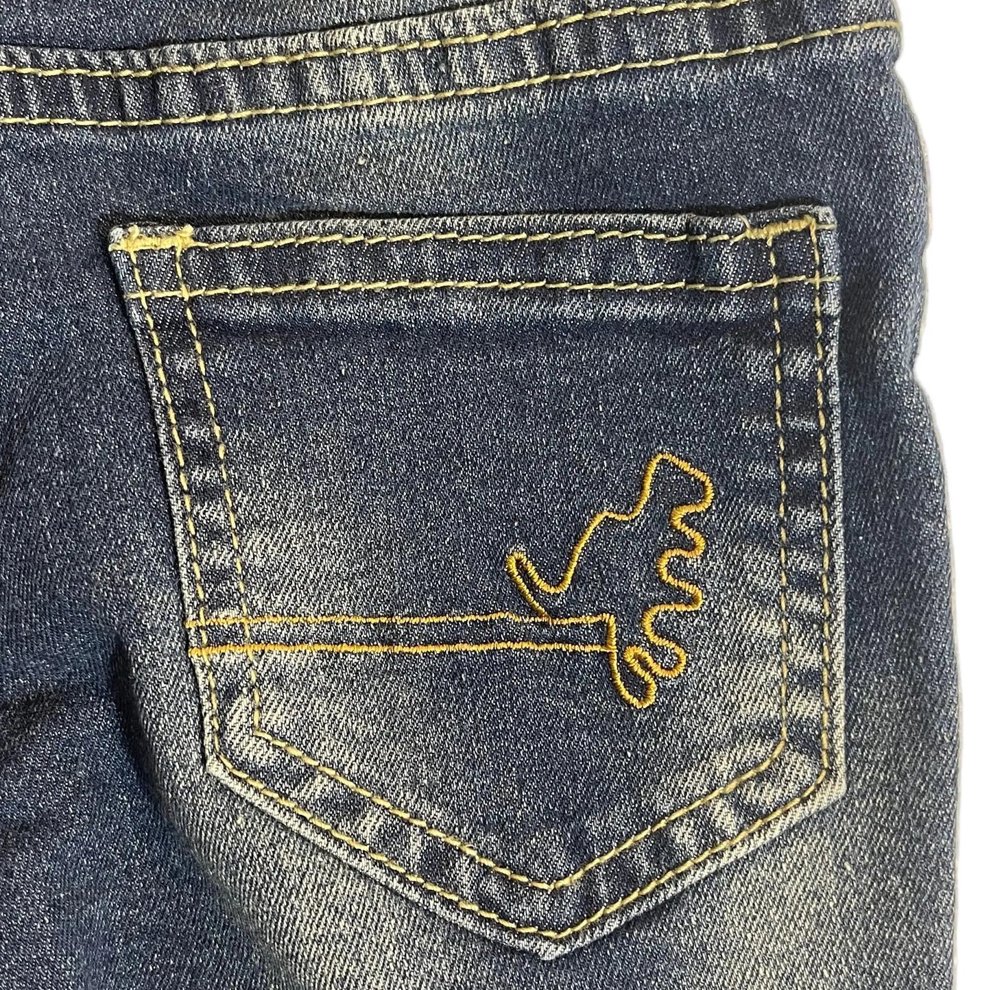Sample Sale - Boys - Denim Jeans - Dark Blue - Dinosaur Pocket by Max and Pippa