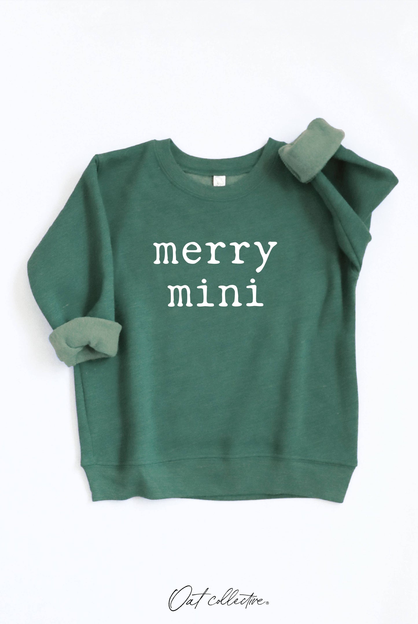 OAT COLLECTIVE - MERRY MINI Toddler Graphic Sweatshirt