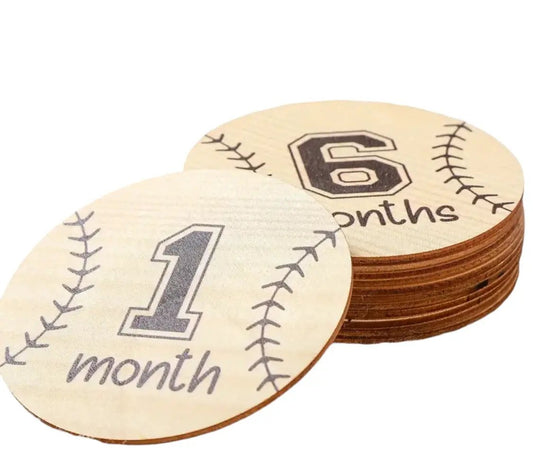 Baseball Monthly Milestones by Max and Pippa