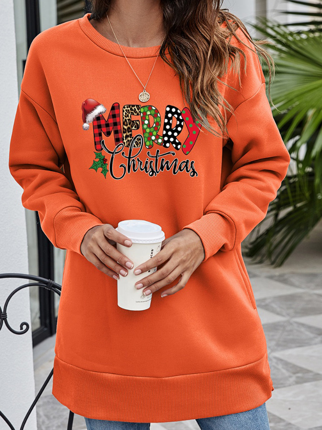 MERRY CHRISTMAS Graphic Sweatshirt