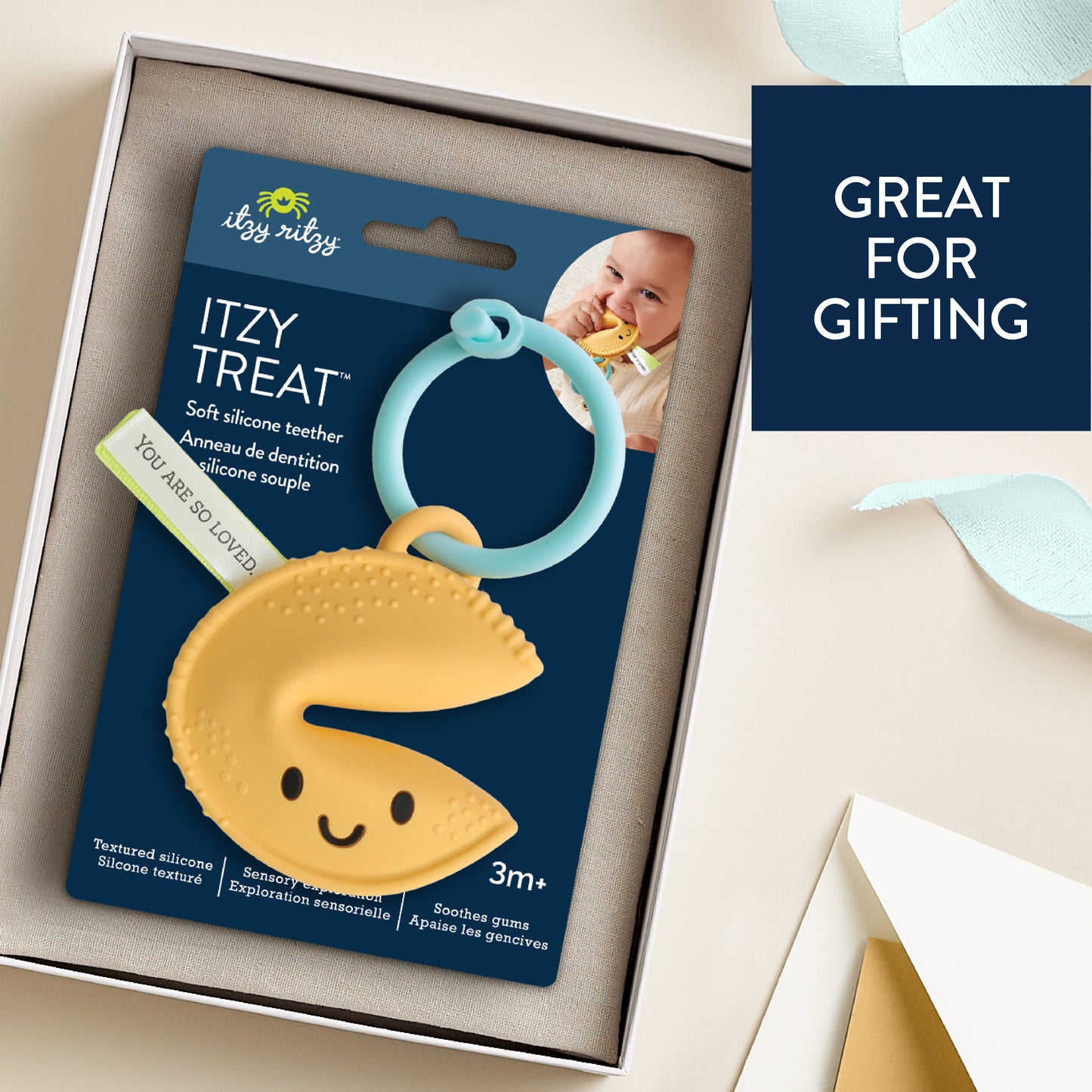 Itzy Ritzy - *NEW* Itzy Treat™ - Fortune Cookie Teether