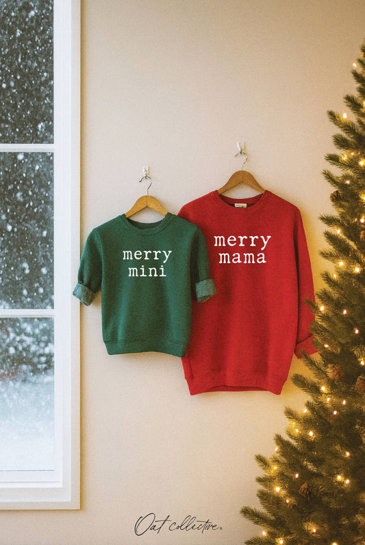 OAT COLLECTIVE - MERRY MAMA Graphic Sweatshirt