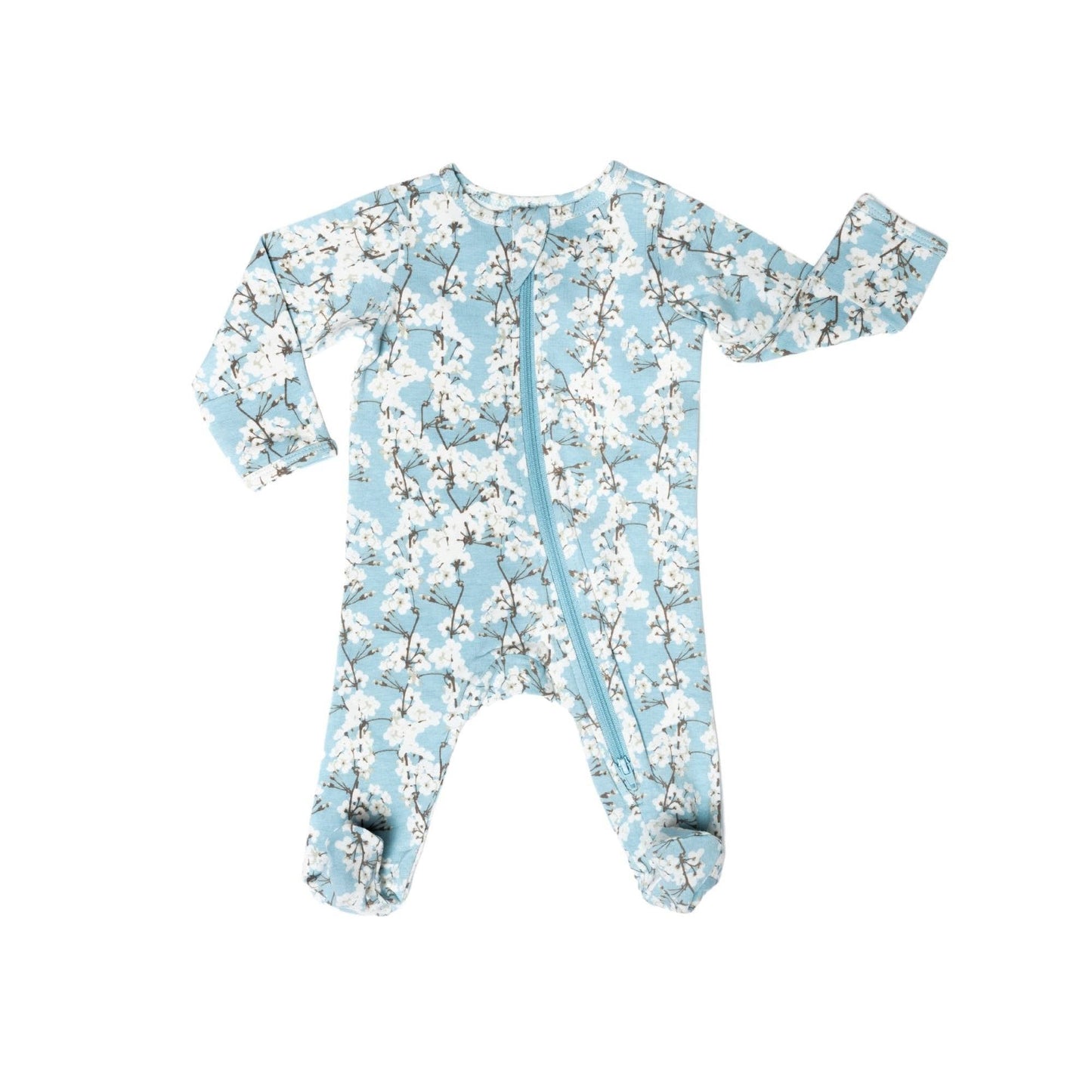 Norani Baby - Organic Footie - Cherry Blossoms